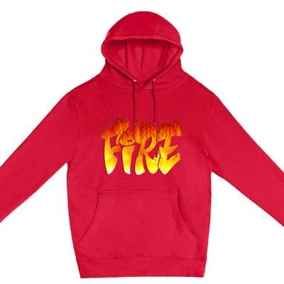 Funny Fire And Ice Costume Halloween Family Matching Premium Pullover Hoodie