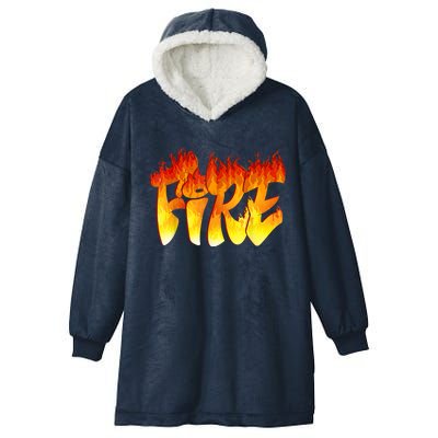 Funny Fire And Ice Costume Halloween Family Matching Hooded Wearable Blanket