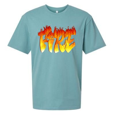 Funny Fire And Ice Costume Halloween Family Matching Sueded Cloud Jersey T-Shirt