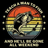 Fishing- Funny Angler Fisherman Humor Funny Dad Joke Doggie Tank