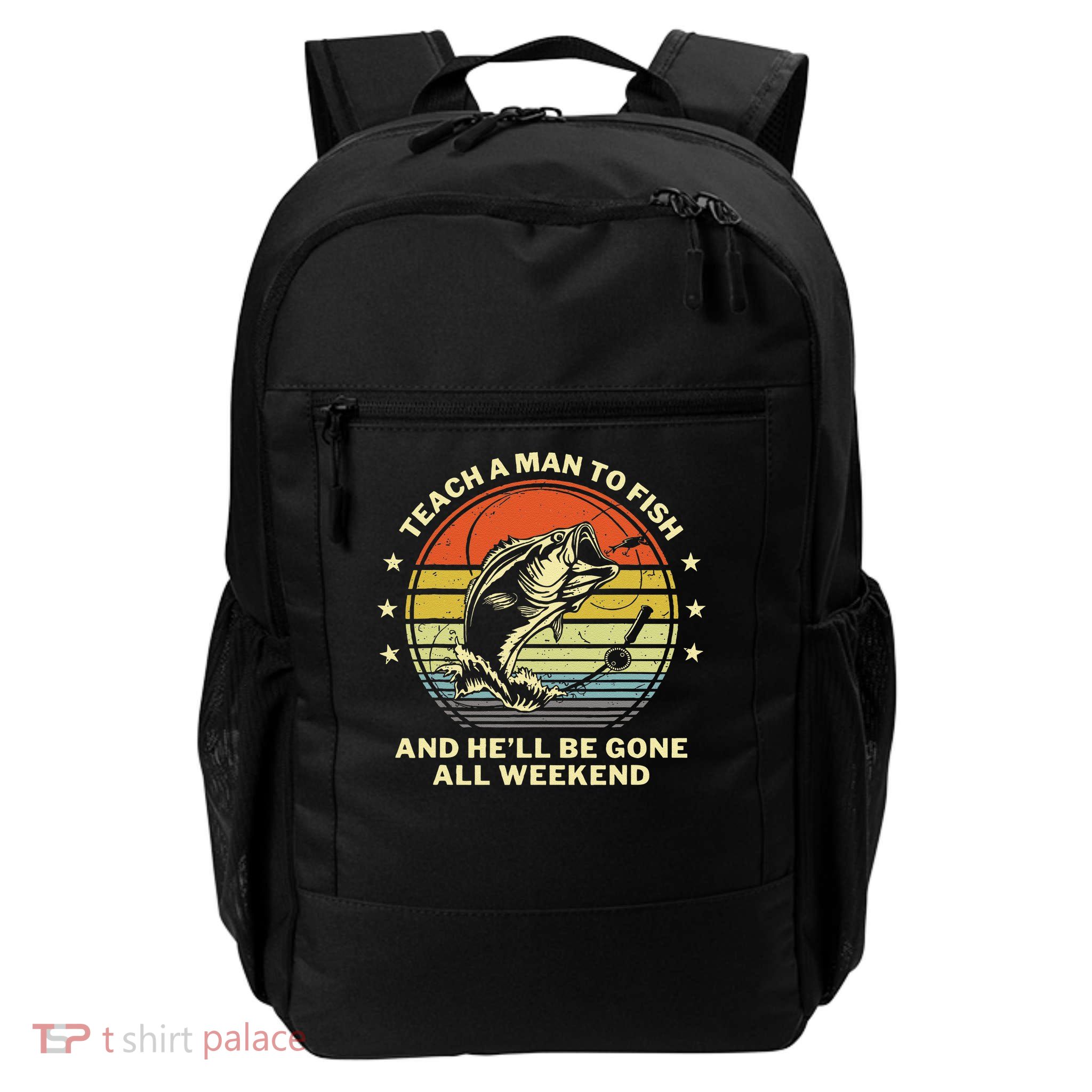 Fishing- Funny Angler Fisherman Humor Funny Dad Joke Backpack