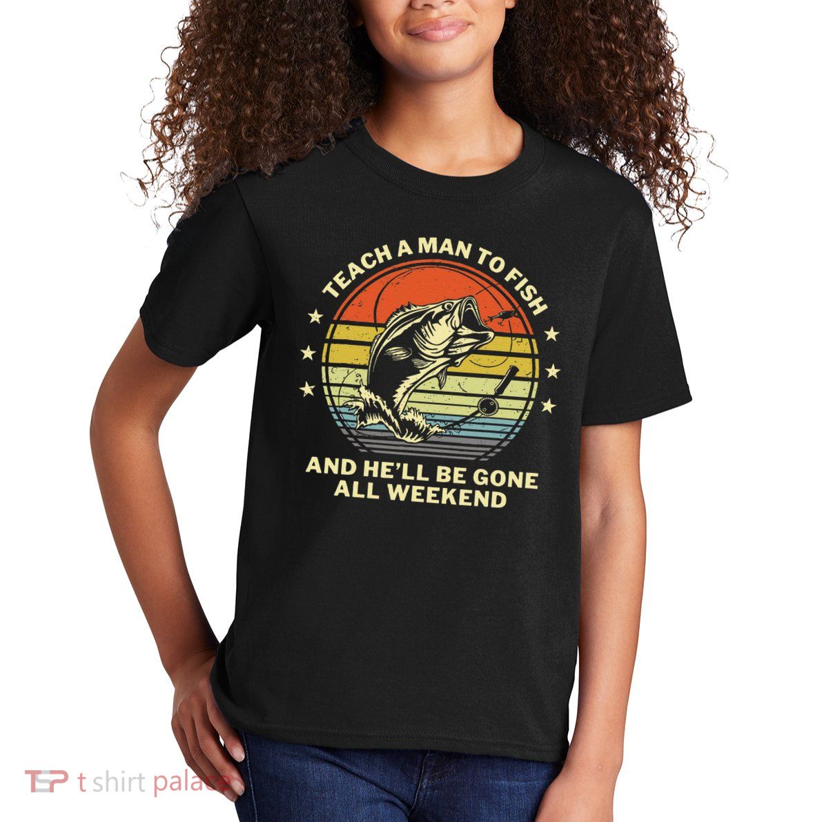 Fishing- Funny Angler Fisherman Humor Funny Dad Joke Kids T-Shirt
