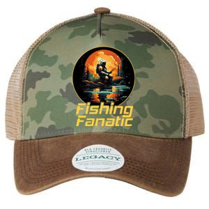 Fishing Fanatic Astronaut Legacy Tie Dye Trucker Hat