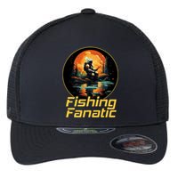 Fishing Fanatic Astronaut Flexfit Unipanel Trucker Cap