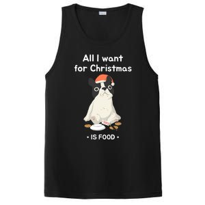 Funny Frenchie All I Want For Christmas Dog Lover Gift Great Gift PosiCharge Competitor Tank