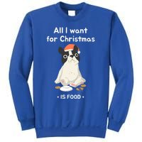 Funny Frenchie All I Want For Christmas Dog Lover Gift Great Gift Sweatshirt