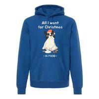 Funny Frenchie All I Want For Christmas Dog Lover Gift Great Gift Premium Hoodie