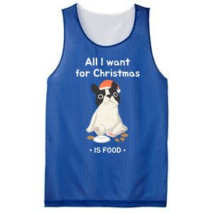 Funny Frenchie All I Want For Christmas Dog Lover Gift Great Gift Mesh Reversible Basketball Jersey Tank