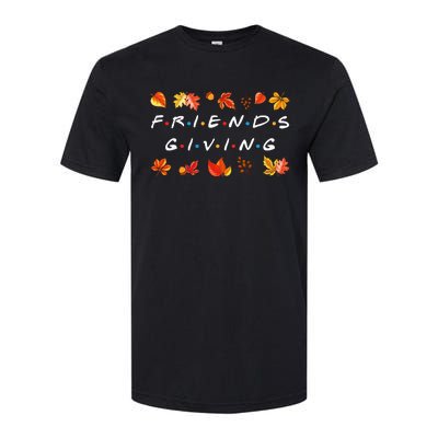 Friendsgiving Fall Autumn Friends & Family Thanksgiving Softstyle® CVC T-Shirt