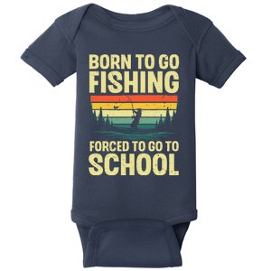 Funny Fishing Art For Women Fishing Fish Fisherman Baby Bodysuit