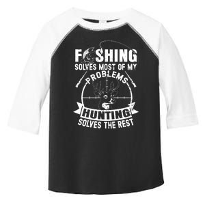 Funny Fishing And Hunting Gift Christmas Humor Hunter Cool Toddler Fine Jersey T-Shirt