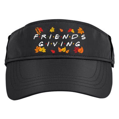 Friendsgiving Fall Autumn Friends & Family Adult Drive Performance Visor