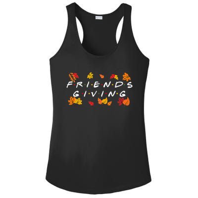 Friendsgiving Fall Autumn Friends & Family Ladies PosiCharge Competitor Racerback Tank