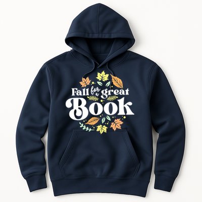 Fall For A Great Book Reading Librarian Autumn Teacher Hoodie