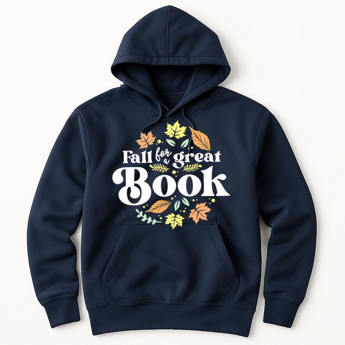 Fall For A Great Book Reading Librarian Autumn Teacher Hoodie