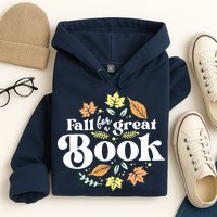 Fall For A Great Book Reading Librarian Autumn Teacher Hoodie