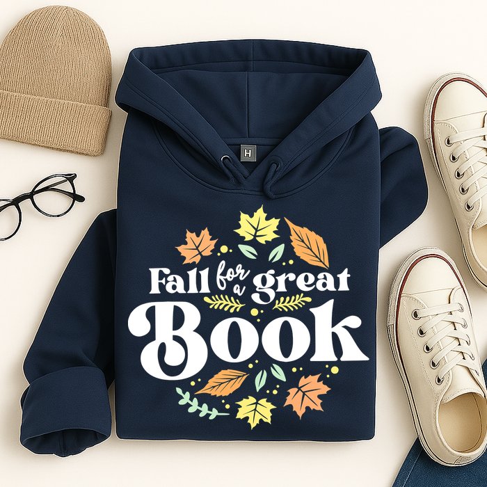 Fall For A Great Book Reading Librarian Autumn Teacher Hoodie