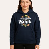 Fall For A Great Book Reading Librarian Autumn Teacher Hoodie