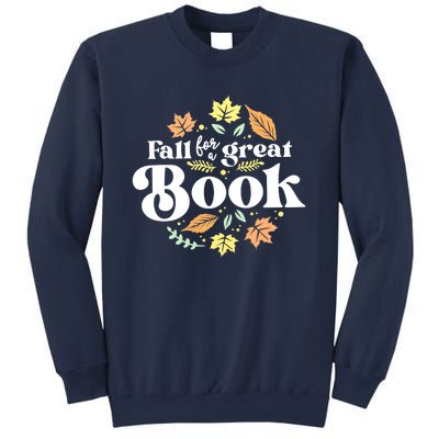 Fall For A Great Book Reading Librarian Autumn Teacher Sweatshirt