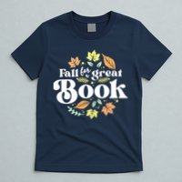 Fall For A Great Book Reading Librarian Autumn Teacher T-Shirt