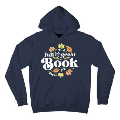 Fall For A Great Book Reading Librarian Autumn Teacher Tall Hoodie