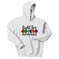 Fight For Autism Awareness Kids Hoodie