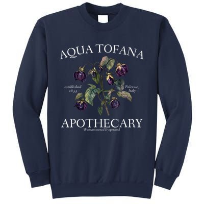 Funny Feminist Aqua Tofana Apothecary Vintage Design Sweatshirt