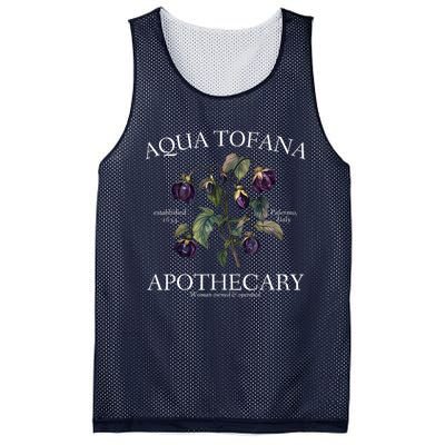 Funny Feminist Aqua Tofana Apothecary Vintage Design Mesh Reversible Basketball Jersey Tank