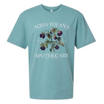 Funny Feminist Aqua Tofana Apothecary Vintage Design Sueded Cloud Jersey T-Shirt