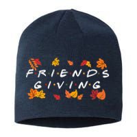 Friendsgiving Fall Autumn Friends And Family Thanksgiving Sustainable Beanie