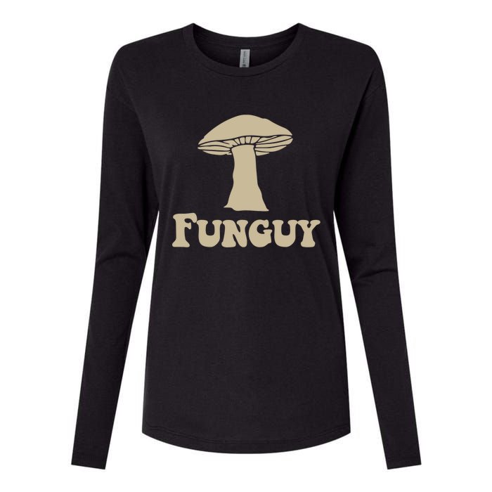 Funguy Funny Apparel Womens Cotton Relaxed Long Sleeve T-Shirt