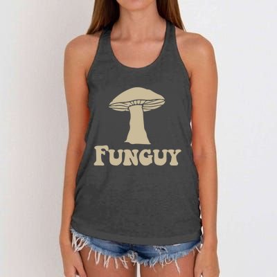 Funguy Funny Apparel Women's Knotted Racerback Tank