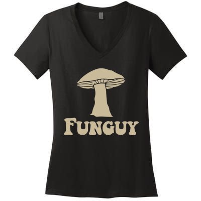 Funguy Funny Apparel Women's V-Neck T-Shirt