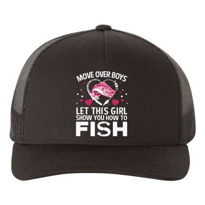 Funny Fishing Art For  Fishing Lover Fisherwoman Yupoong Adult 5-Panel Trucker Hat