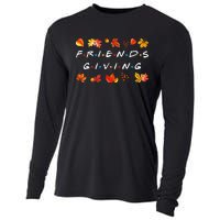 Friendsgiving Fall Autumn Friends & Family Thanksgiving Cooling Performance Long Sleeve Crew