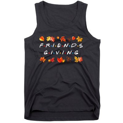 Friendsgiving Fall Autumn Friends & Family Thanksgiving Tank Top