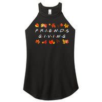 Friendsgiving Fall Autumn Friends & Family Thanksgiving Women’s Perfect Tri Rocker Tank