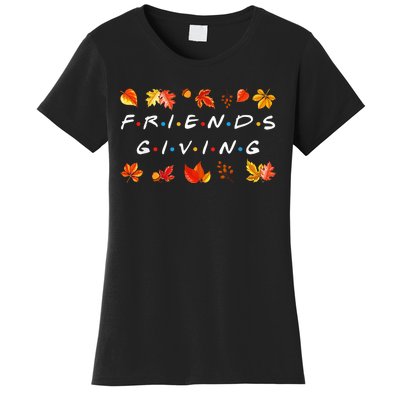 Friendsgiving Fall Autumn Friends & Family Thanksgiving Women's T-Shirt