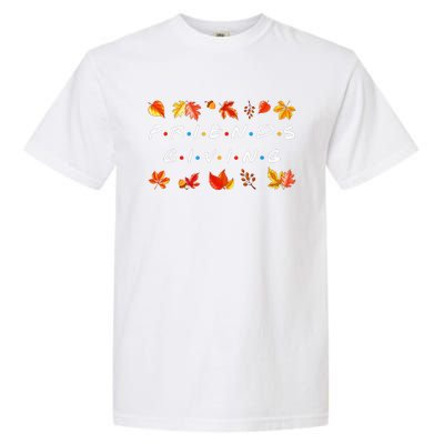 Friendsgiving Fall Autumn Friends & Family Thanksgiving Garment-Dyed Heavyweight T-Shirt