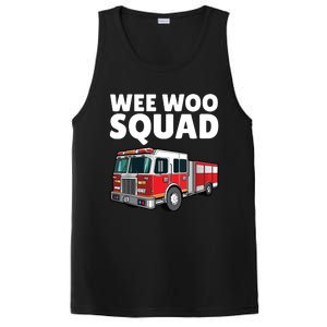 Funny Firefighter Art For Women Fire Truck Fireman PosiCharge Competitor Tank