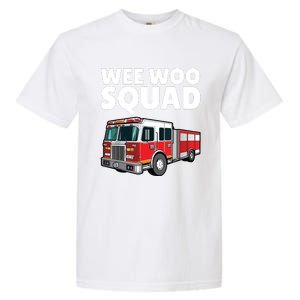 Funny Firefighter Art For Women Fire Truck Fireman Garment-Dyed Heavyweight T-Shirt