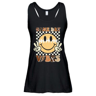 Funny Face American Football Game Day Vibes Sport Women Girl Ladies Essential Flowy Tank