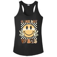 Funny Face American Football Game Day Vibes Sport Women Girl Ladies PosiCharge Competitor Racerback Tank