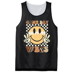 Funny Face American Football Game Day Vibes Sport Women Girl Mesh Reversible Basketball Jersey Tank