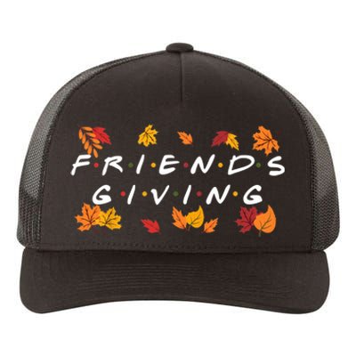 Friendsgiving Fall Autumn Friends & Family Thanksgiving Yupoong Adult 5-Panel Trucker Hat