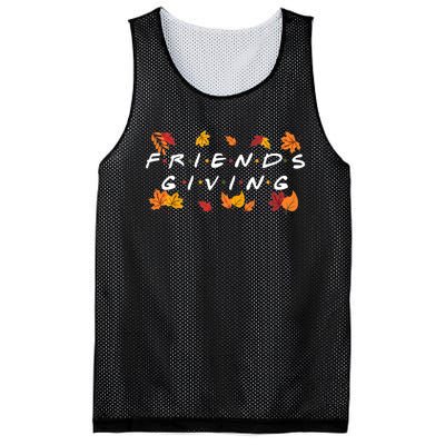 Friendsgiving Fall Autumn Friends & Family Thanksgiving Mesh Reversible Basketball Jersey Tank