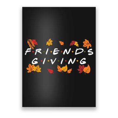 Friendsgiving Fall Autumn Friends & Family Thanksgiving Poster