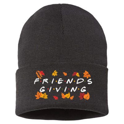 Friendsgiving Fall Autumn Friends & Family Thanksgiving Sustainable Knit Beanie