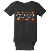 Friendsgiving Fall Autumn Friends & Family Thanksgiving Baby Bodysuit