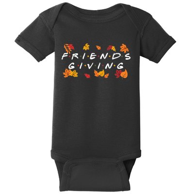 Friendsgiving Fall Autumn Friends & Family Thanksgiving Baby Bodysuit